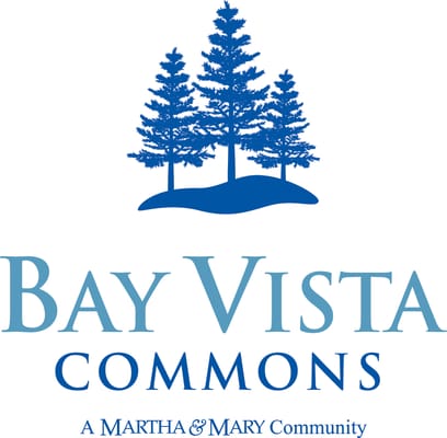 Facility logo with pine trees and name