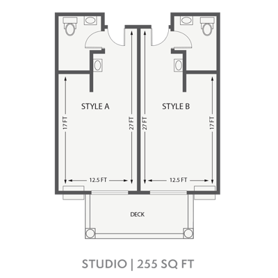 Architectural floor plan showing room layouts