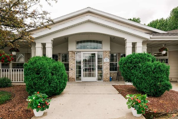 Front entrance of the Shores of Sheboygan Assisted Living