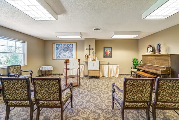 Interior view of a serene activity room