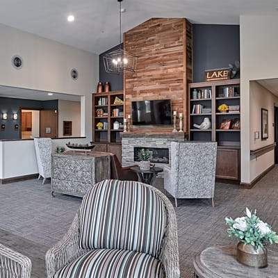 Interior common area with seating and decor