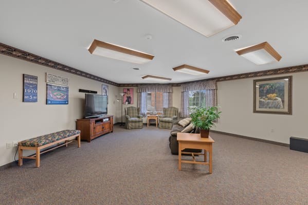 Interior common area with seating and decor