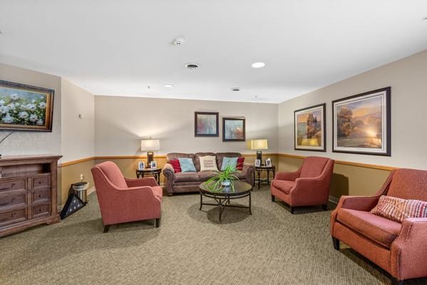 Cozy common area with comfortable seating