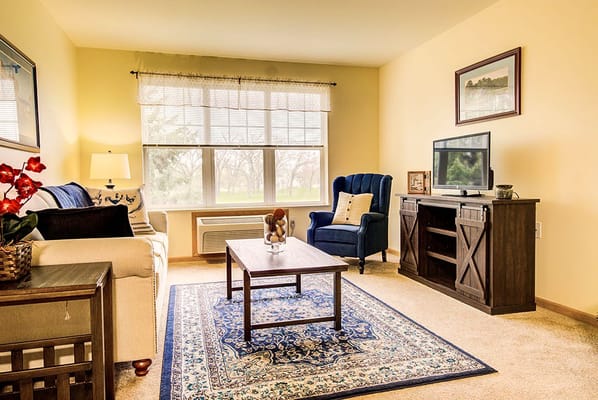 Cozy interior of a resident's living space