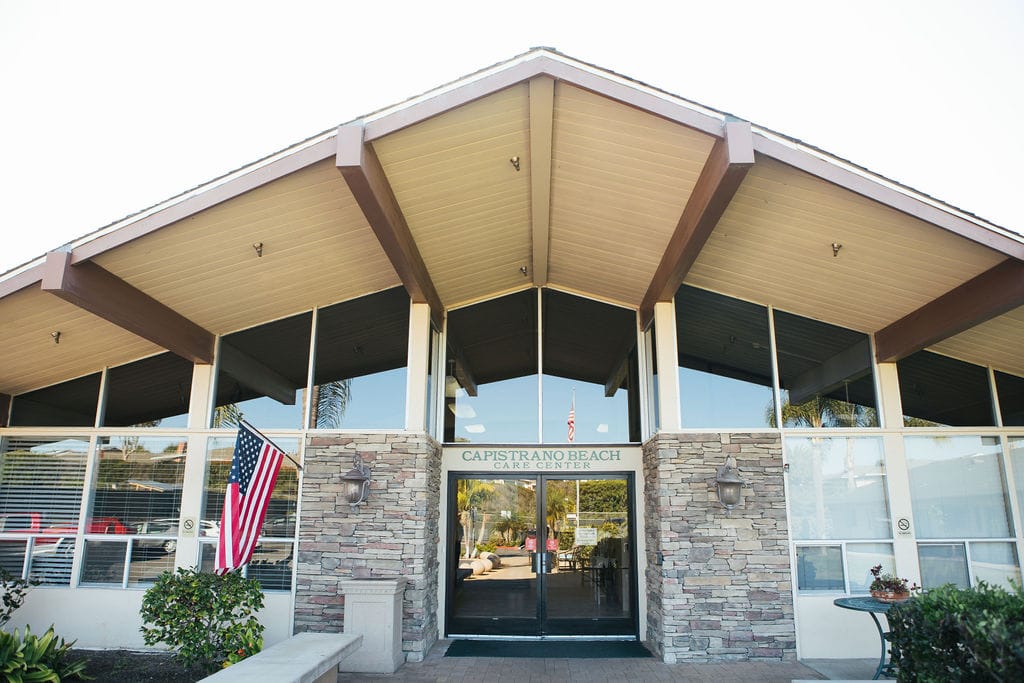 Front entrance of Capistrano Beach Care Center