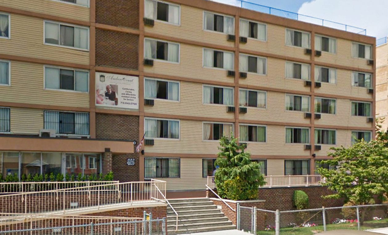 Exterior view of Amber Court of Brooklyn nursing home