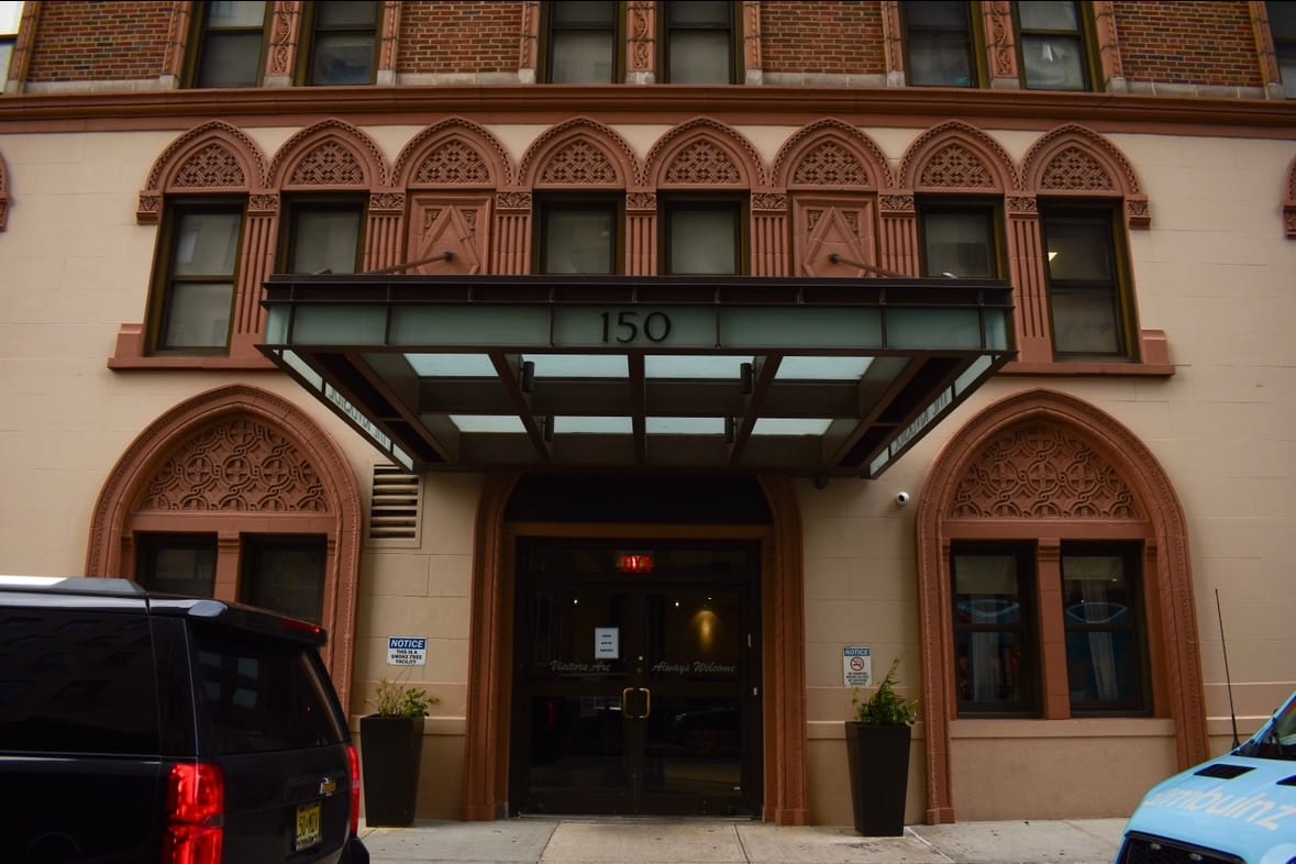 Front entrance of The Riverside Premier Rehabilitation and Healing Center