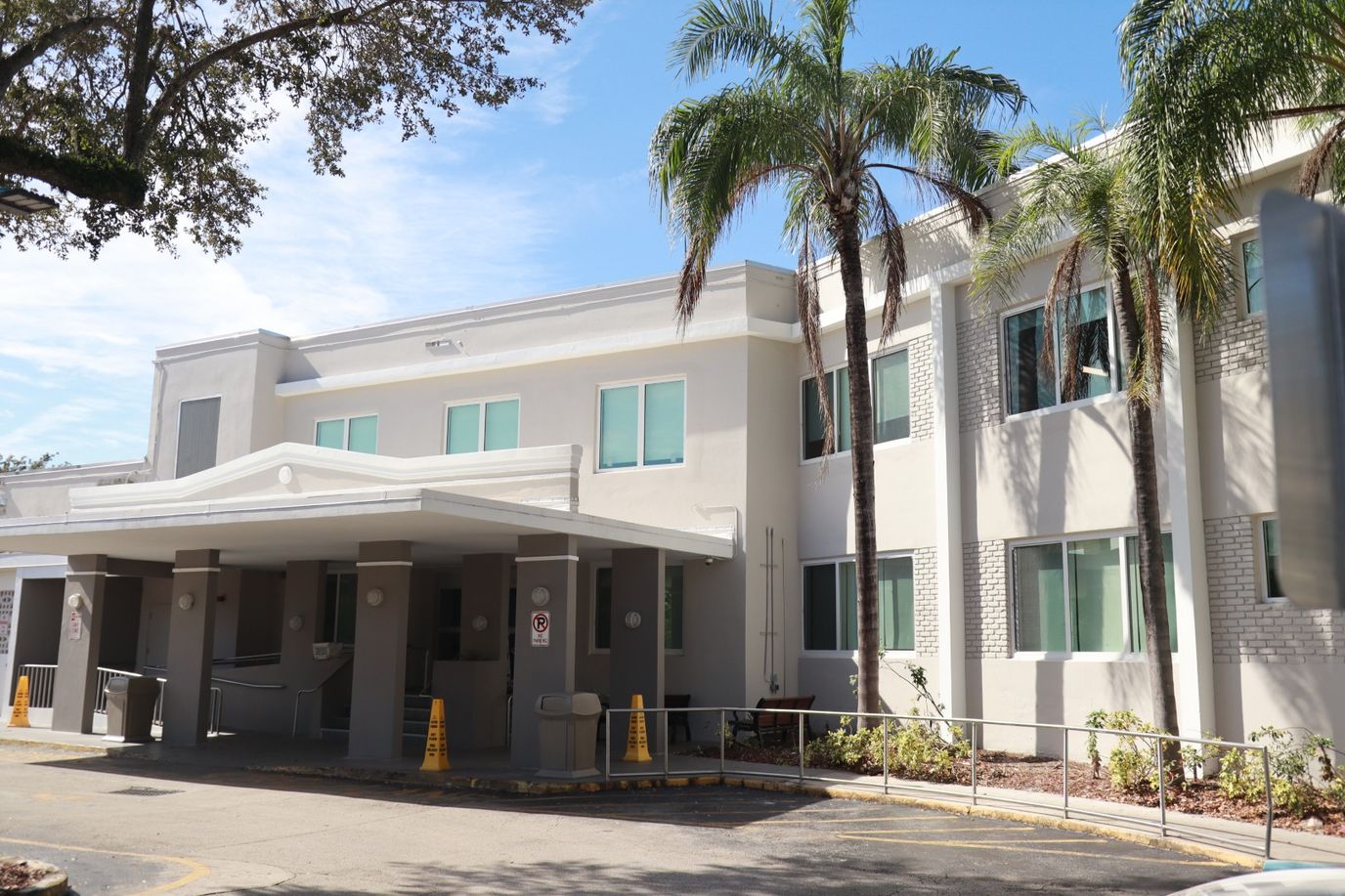 Exterior view of Jackson Memorial Long-Term Care Center