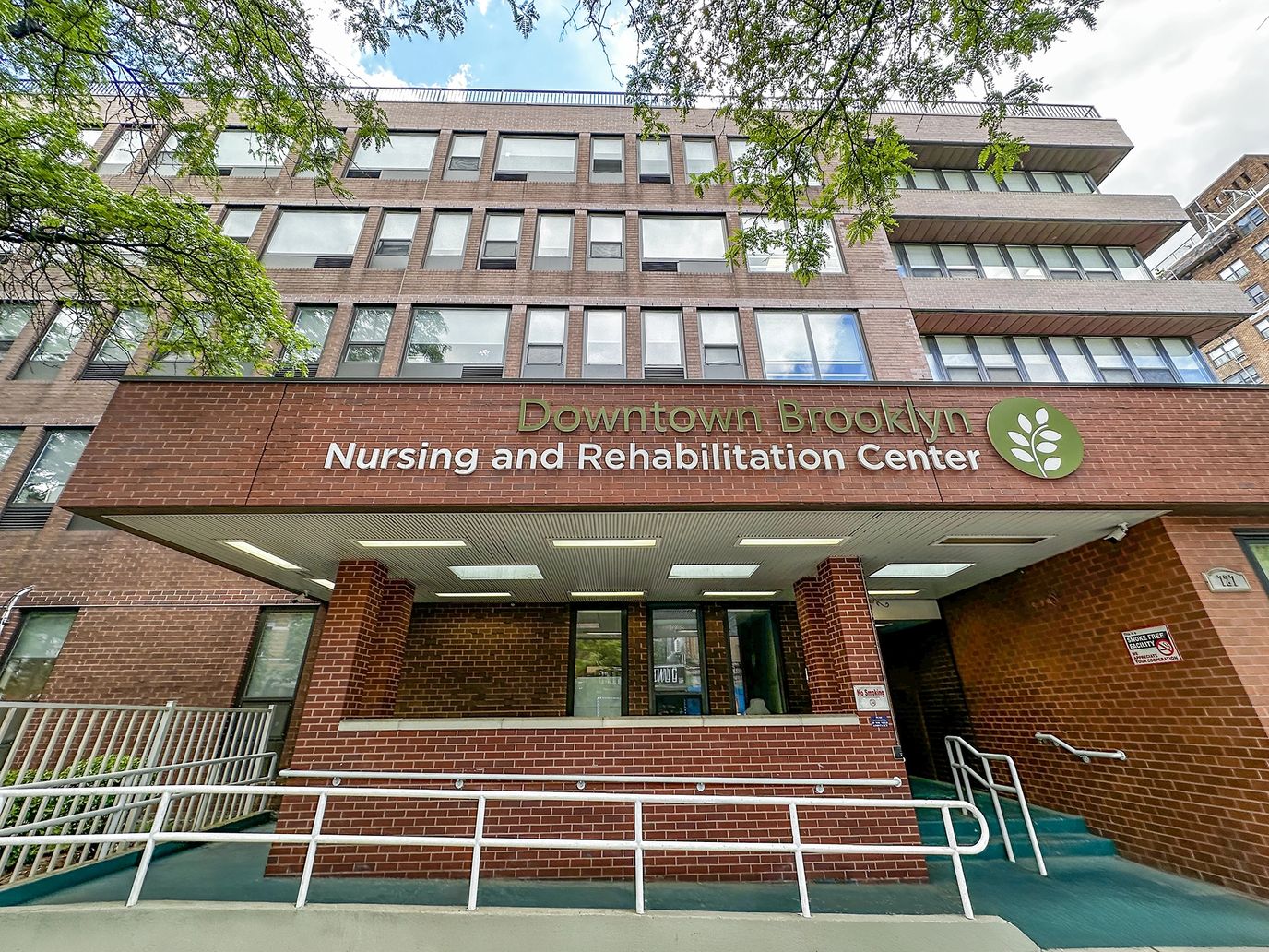 Exterior view of Downtown Brooklyn Nursing and Rehabilitation Center