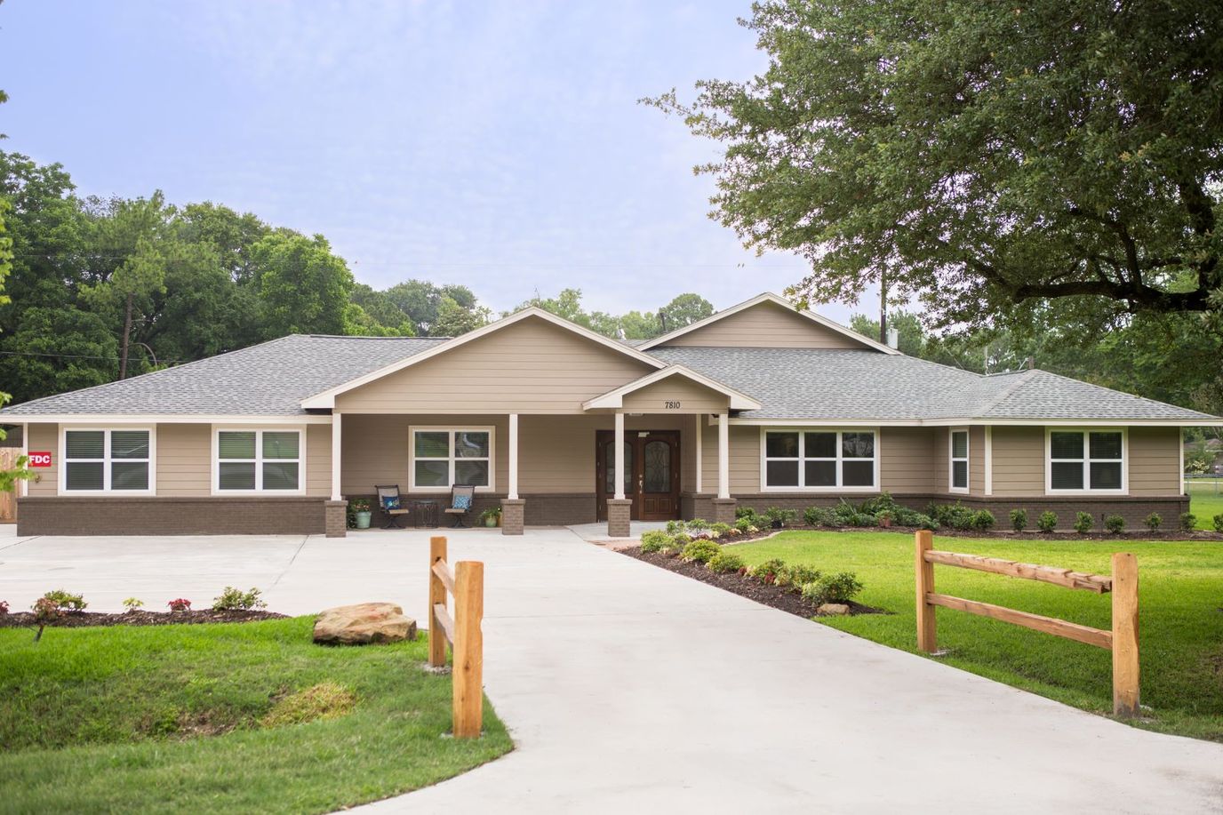 Exterior view of the Fairbanks Court Assisted Living building