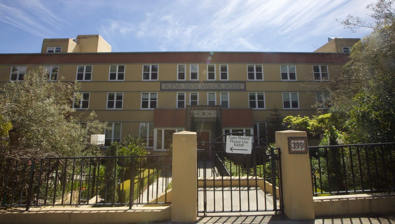 Exterior view of Buena Vista Manor entrance