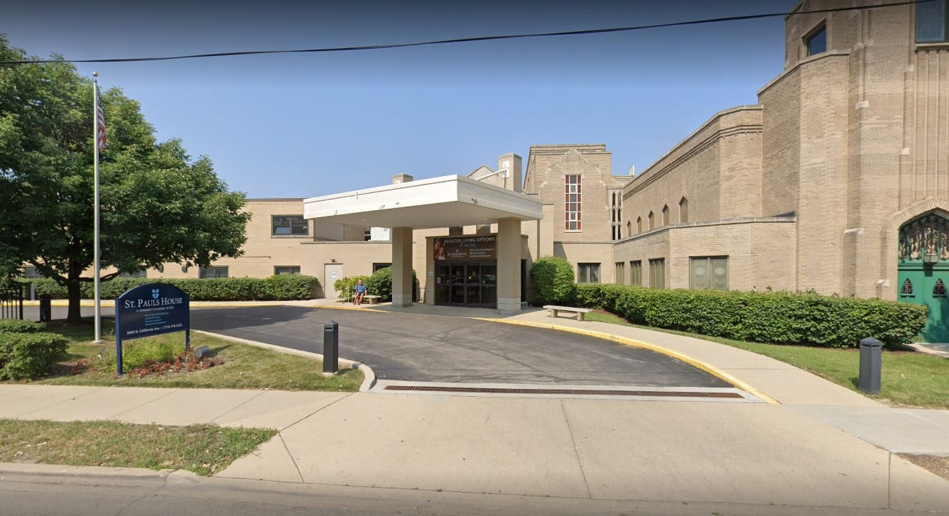 Front entrance of St. Paul's House and Healthcare Center