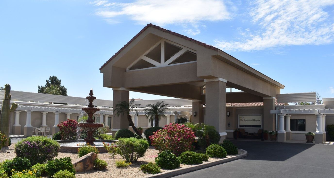 Exterior view of The Terraces of Phoenix entryway