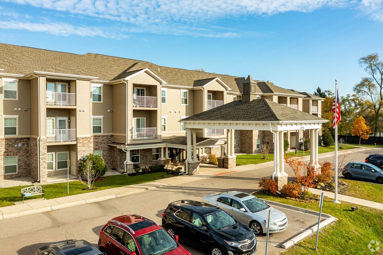 Exterior view of Hartford Village assisted living facility
