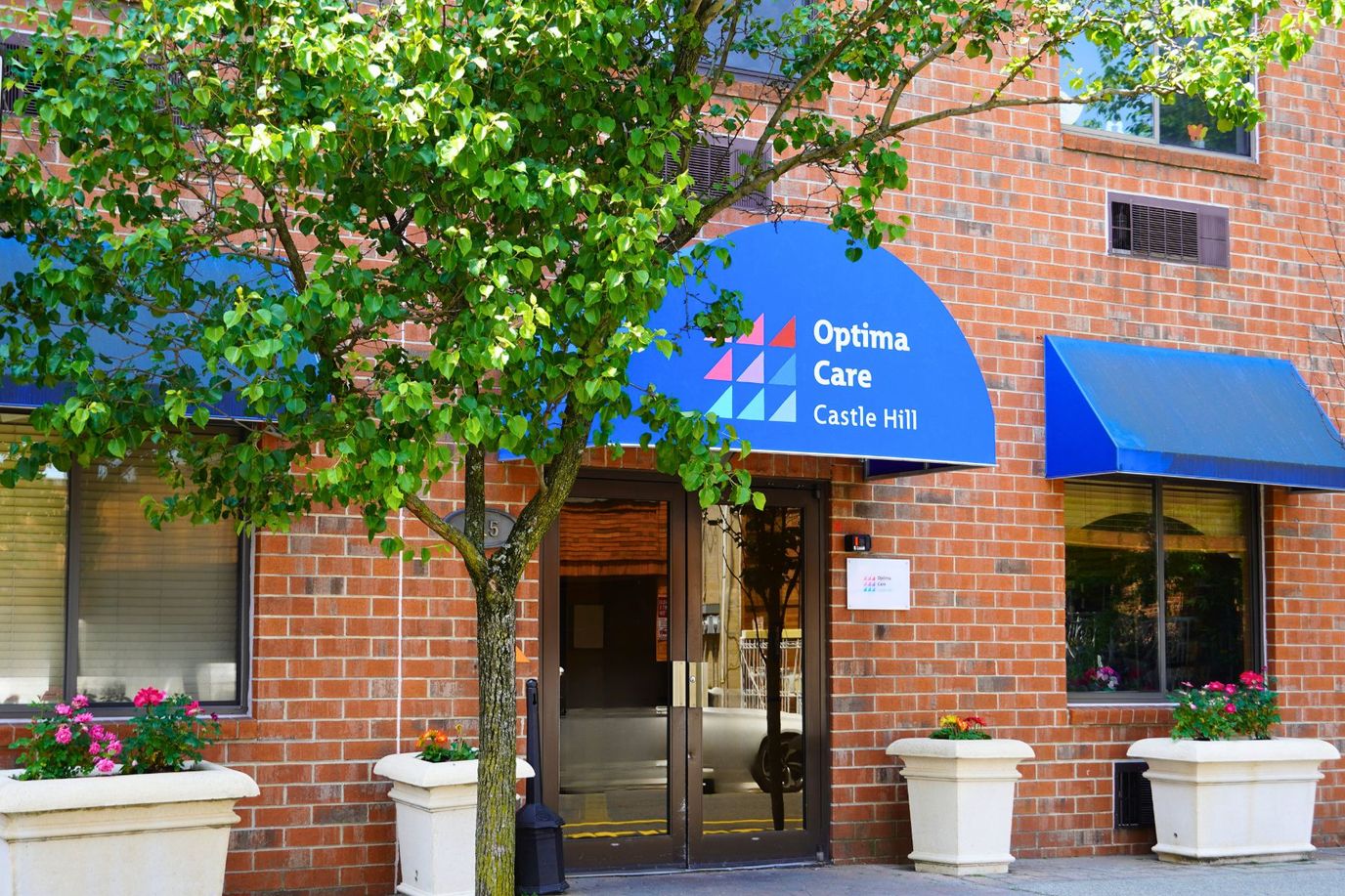 Front entrance of Optima Care Castle Hill