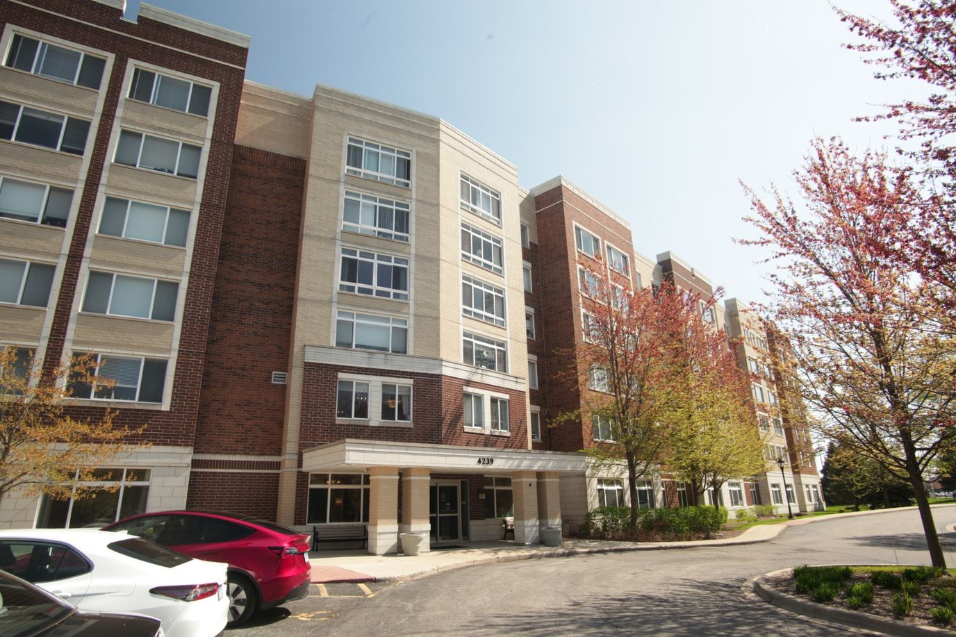 Exterior view of the Autumn Green building