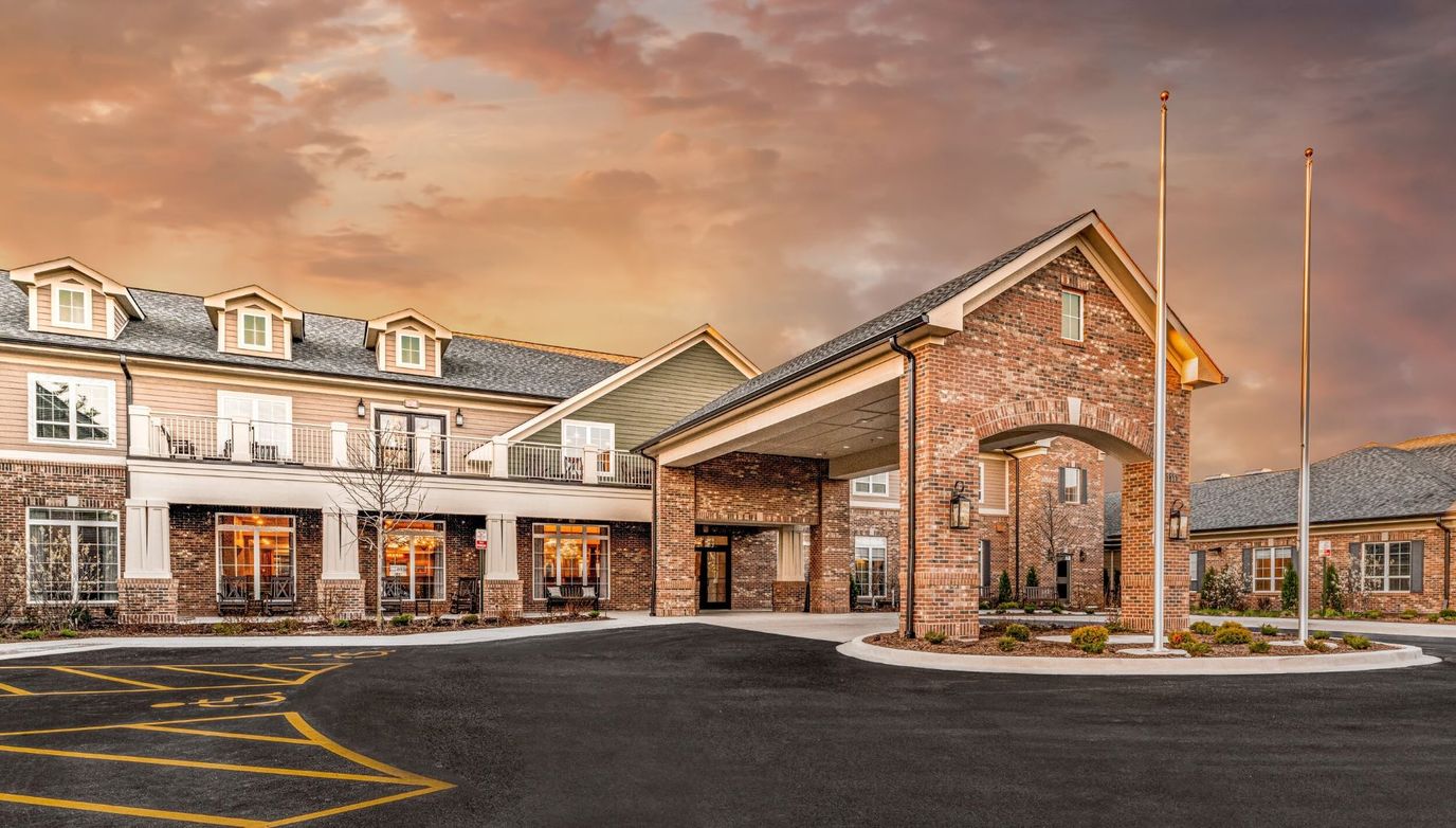 Exterior view of Mount Prospect Senior Living facility