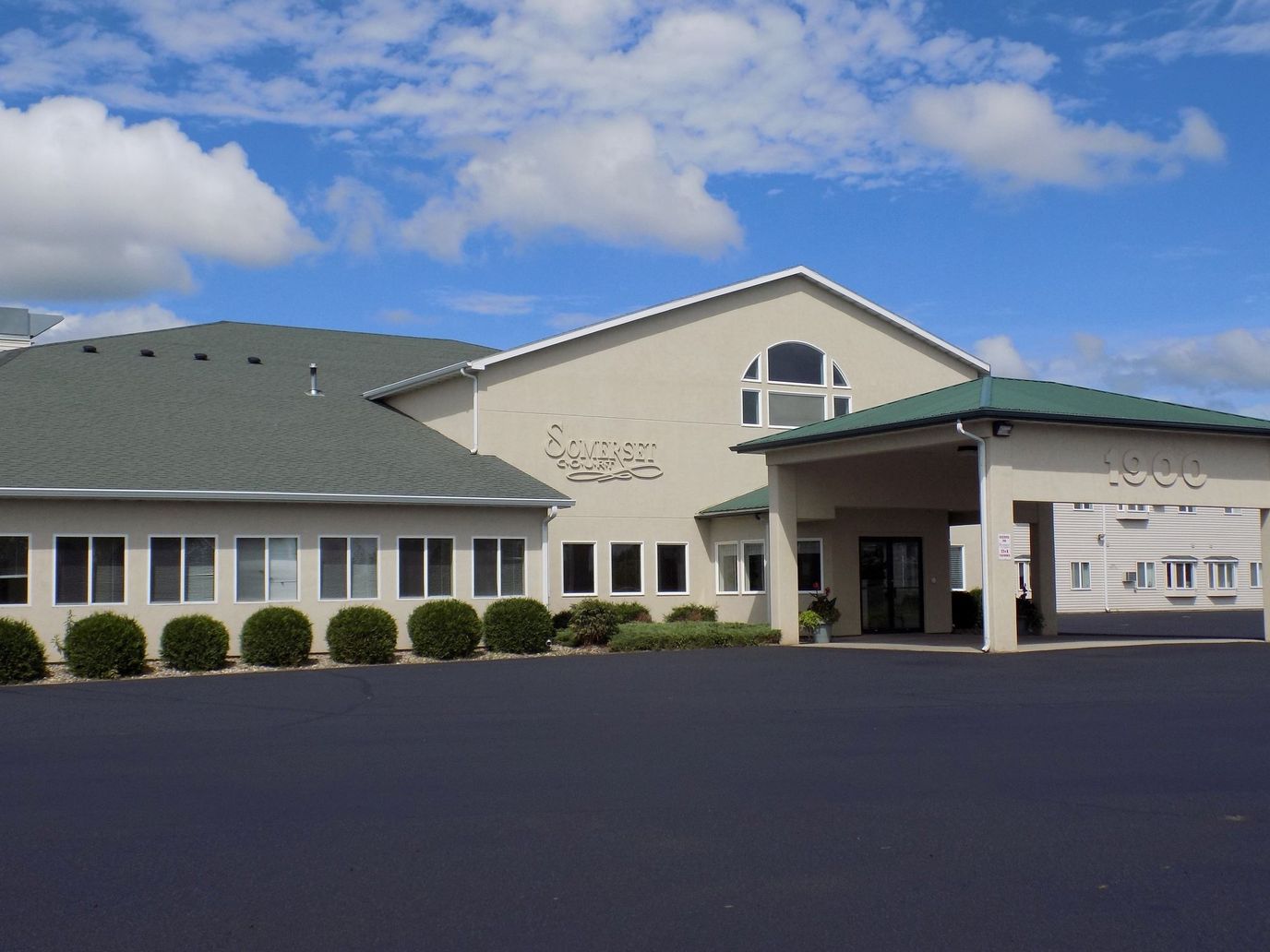 Exterior view of the Somerset Court building