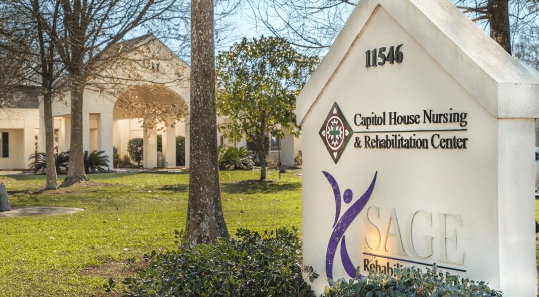 Exterior view of Capitol House Nursing & Rehabilitation Center
