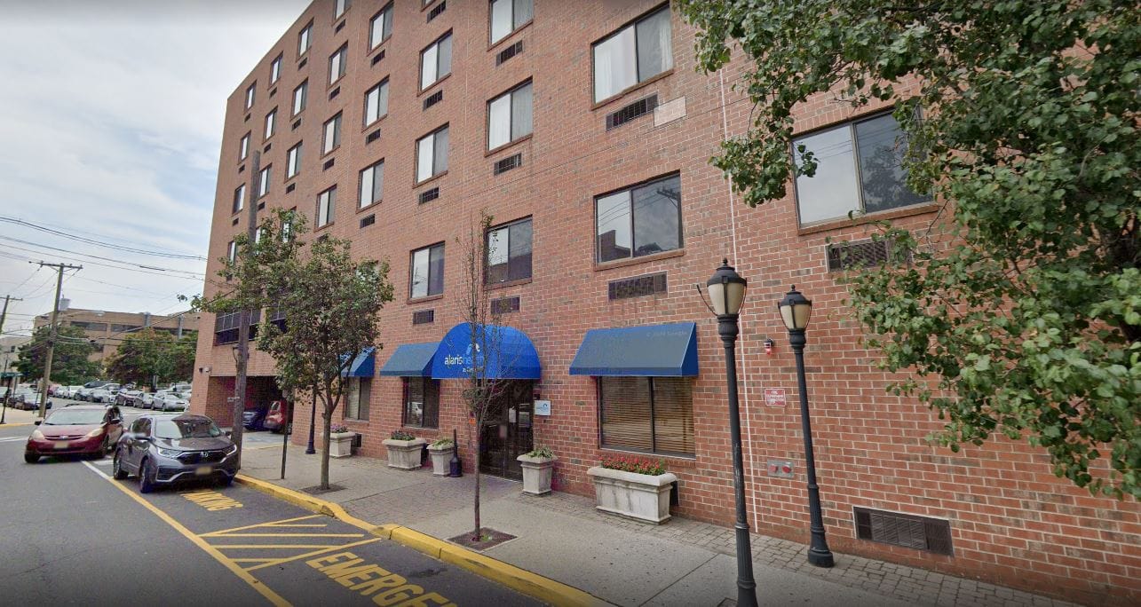 Exterior view of the assisted living facility building