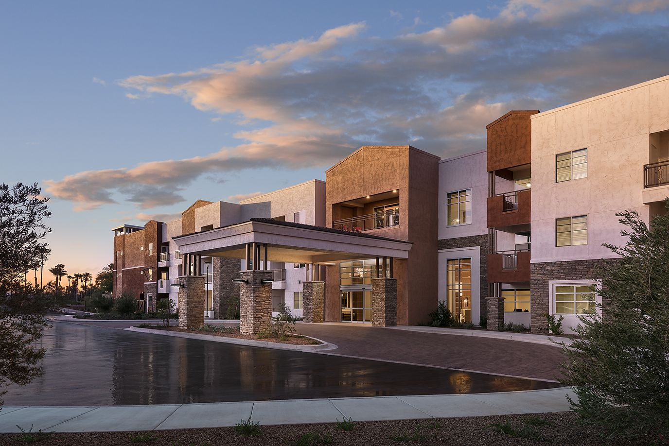 Exterior view of Robson Reserve at Pebble Creek