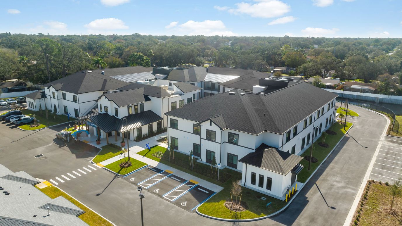 Exterior view of the ELEVATE Senior Living facility