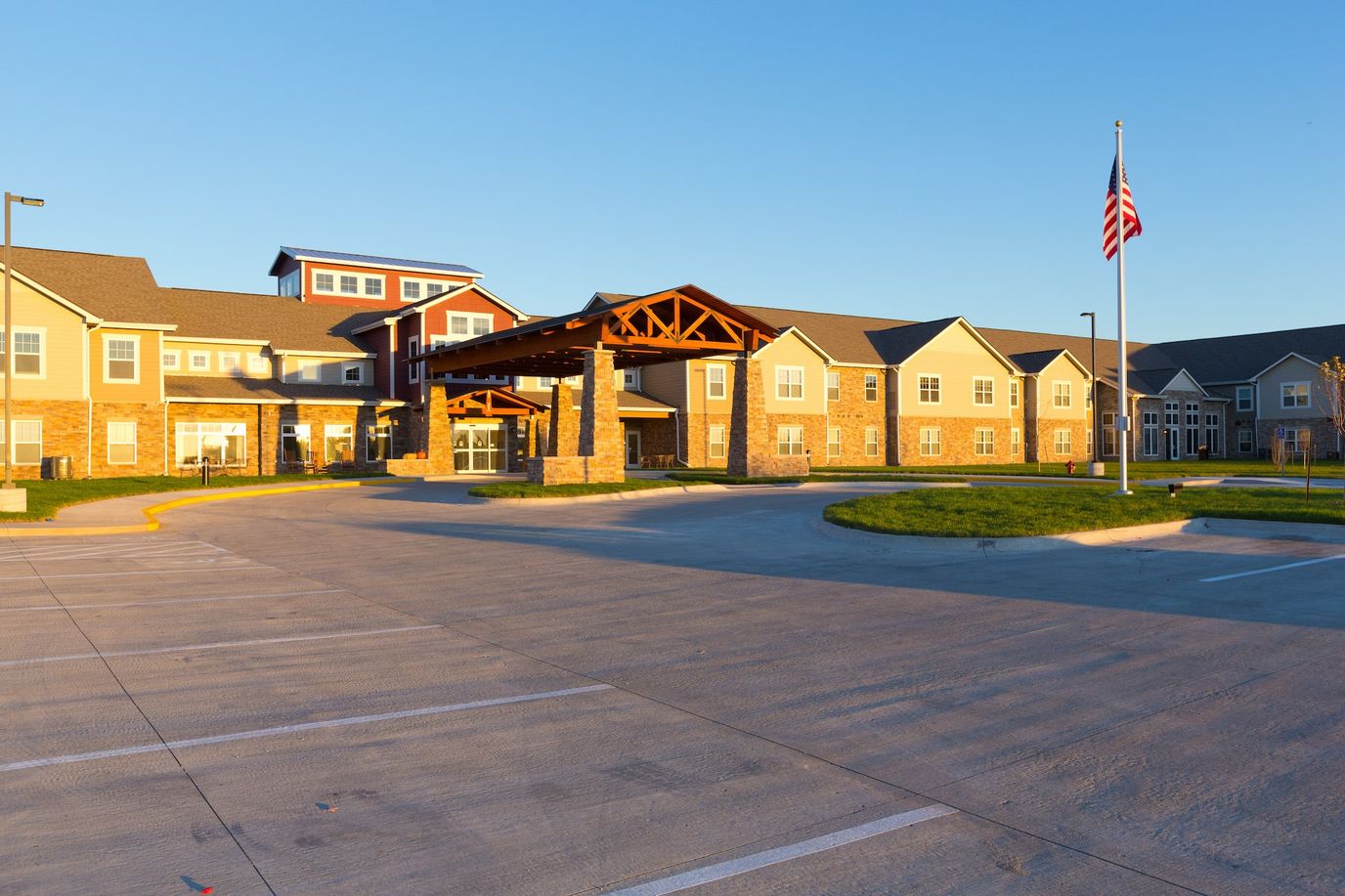 Exterior view of Prairie Vista Village building