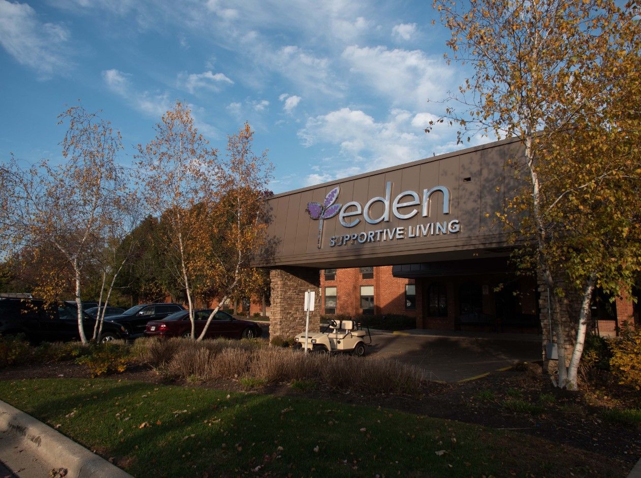 Exterior view of Eden Supportive Living facility