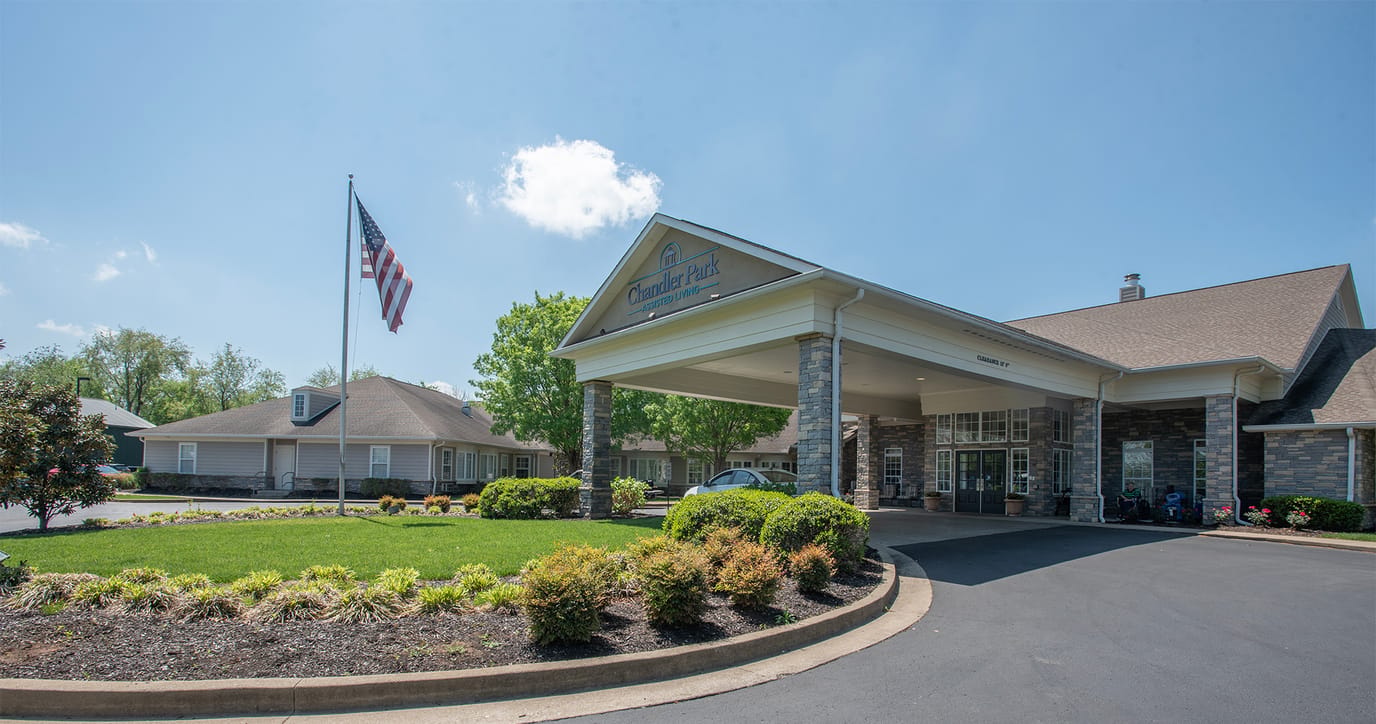 Chandler Park Assisted Living, assisted living in Bowling Green, KY — Main entrance of Chandler Park Assisted Living facility