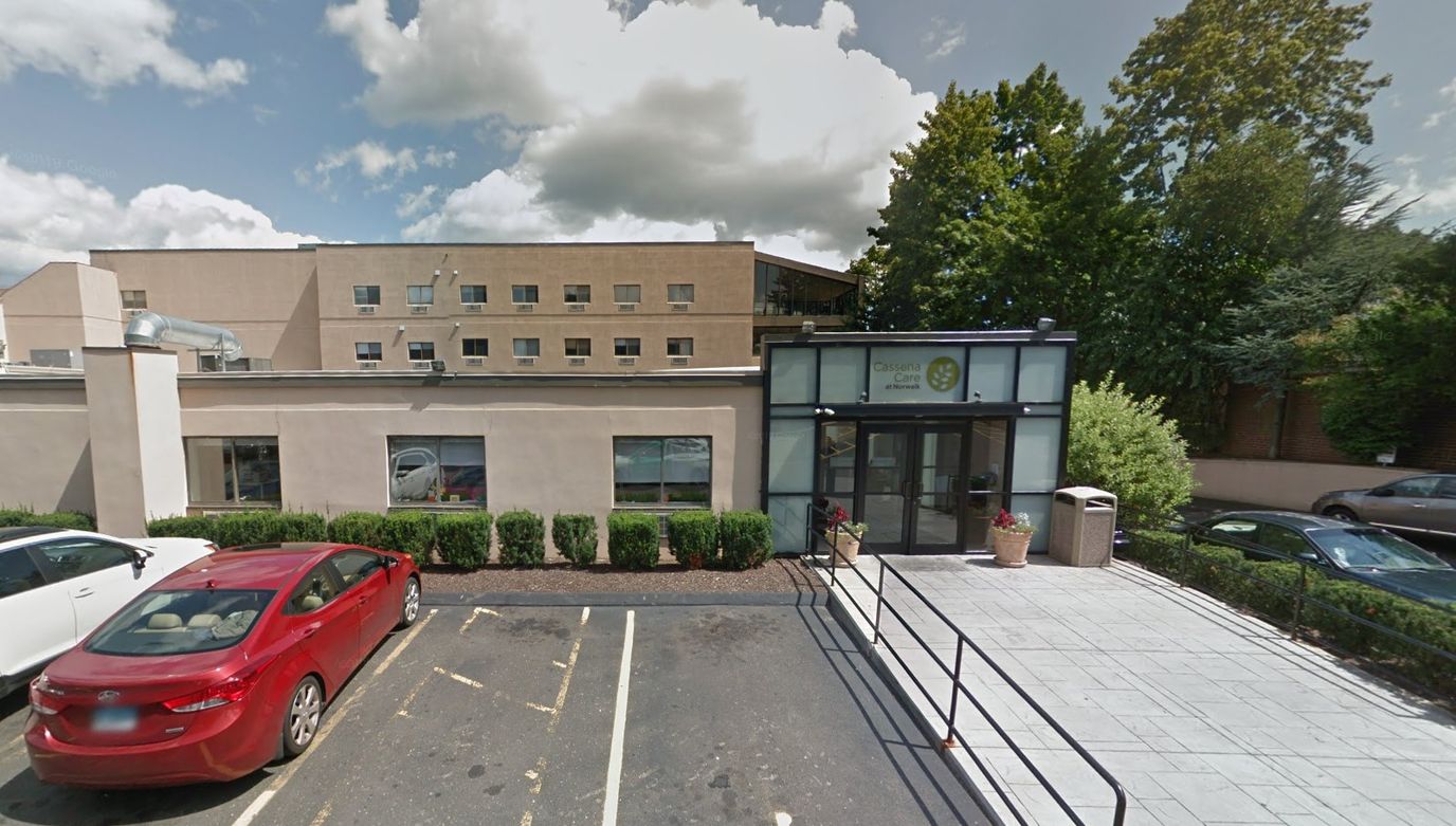 Exterior view of Cassena Care at Norwalk facility