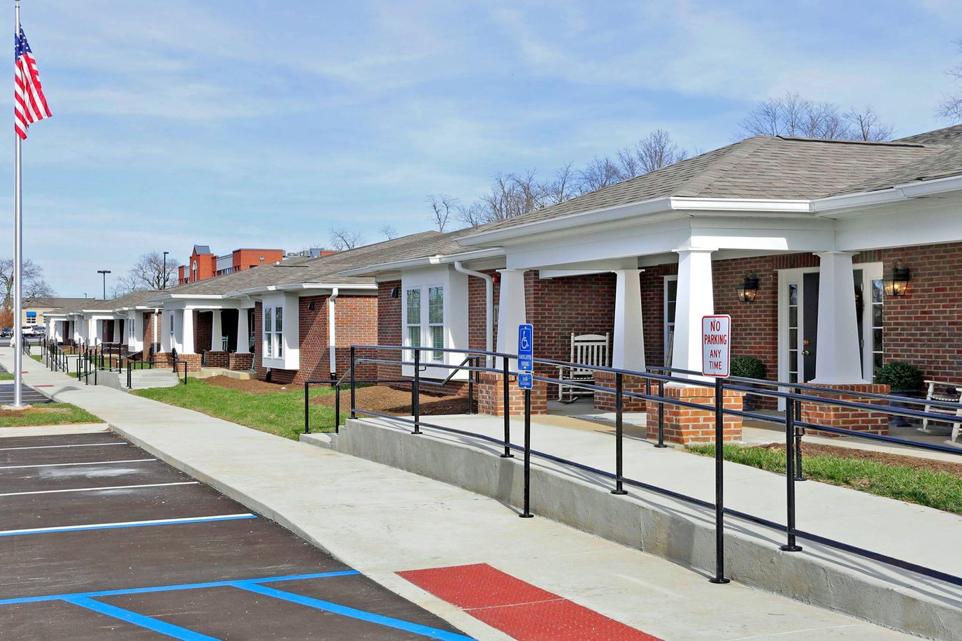 Exterior view of the assisted living facility