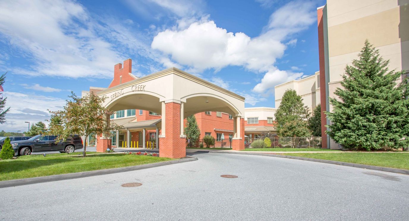 Entrance of Spring Creek Rehabilitation & Health Care Center
