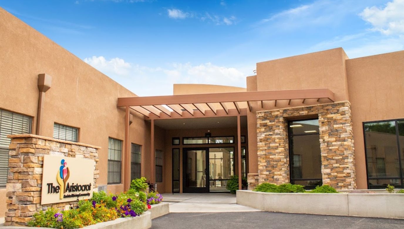 Entrance of The Aristocrat Assisted Living Center