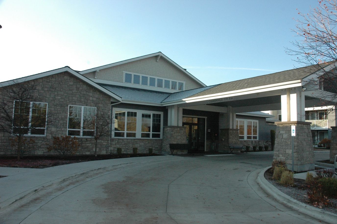 Exterior view of Revel Eagle assisted living facility