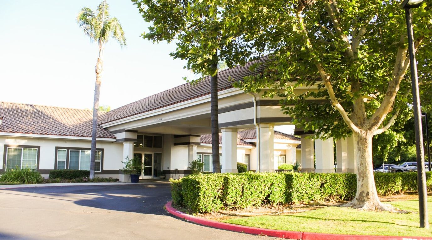Exterior view of Westmont of Fresno entrance