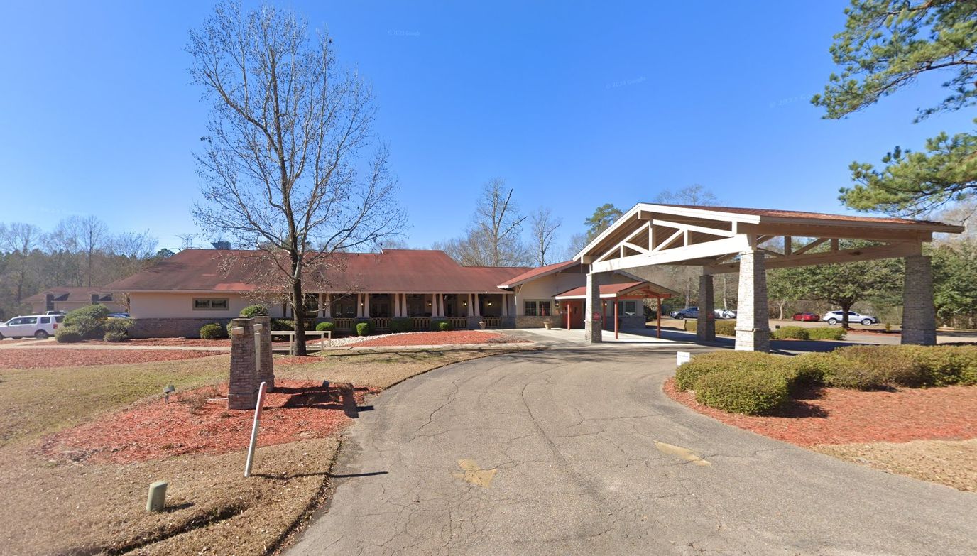 Front entrance of a senior living facility