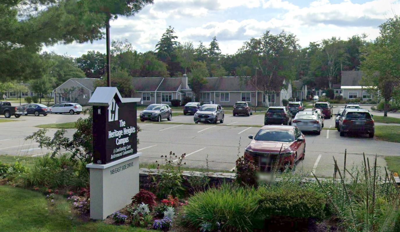 Exterior view of Heritage Heights with parking lot