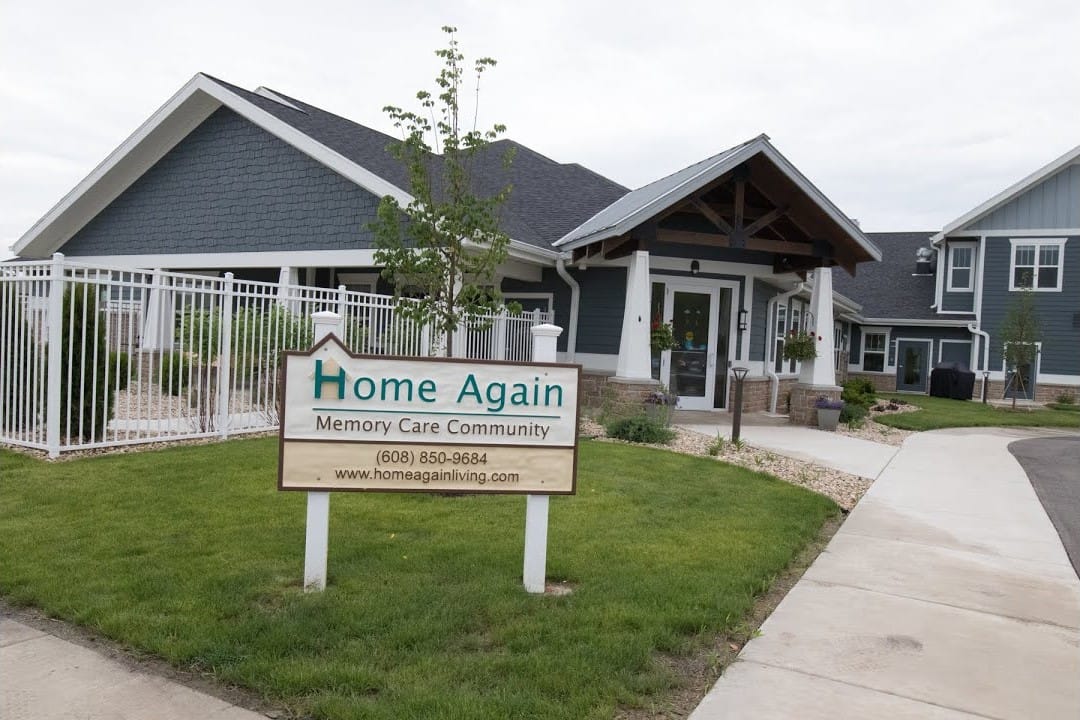 Exterior view of Home Again Assisted Living facility