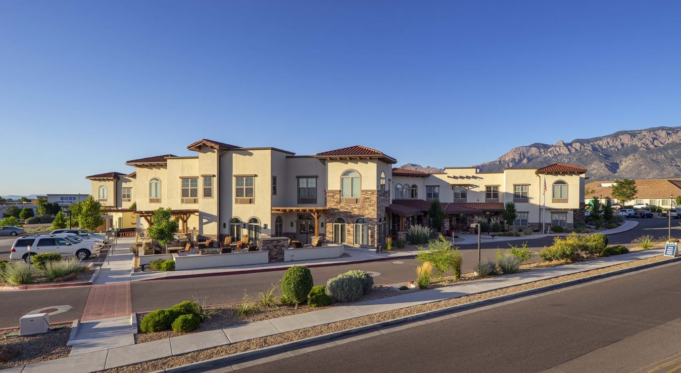Exterior view of MorningStar Assisted Living facility