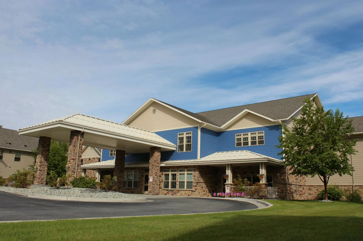 Exterior view of Primrose Retirement Community building