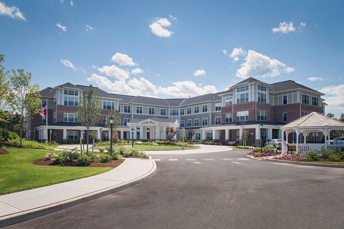 Exterior view of The Residence at Brookside facility