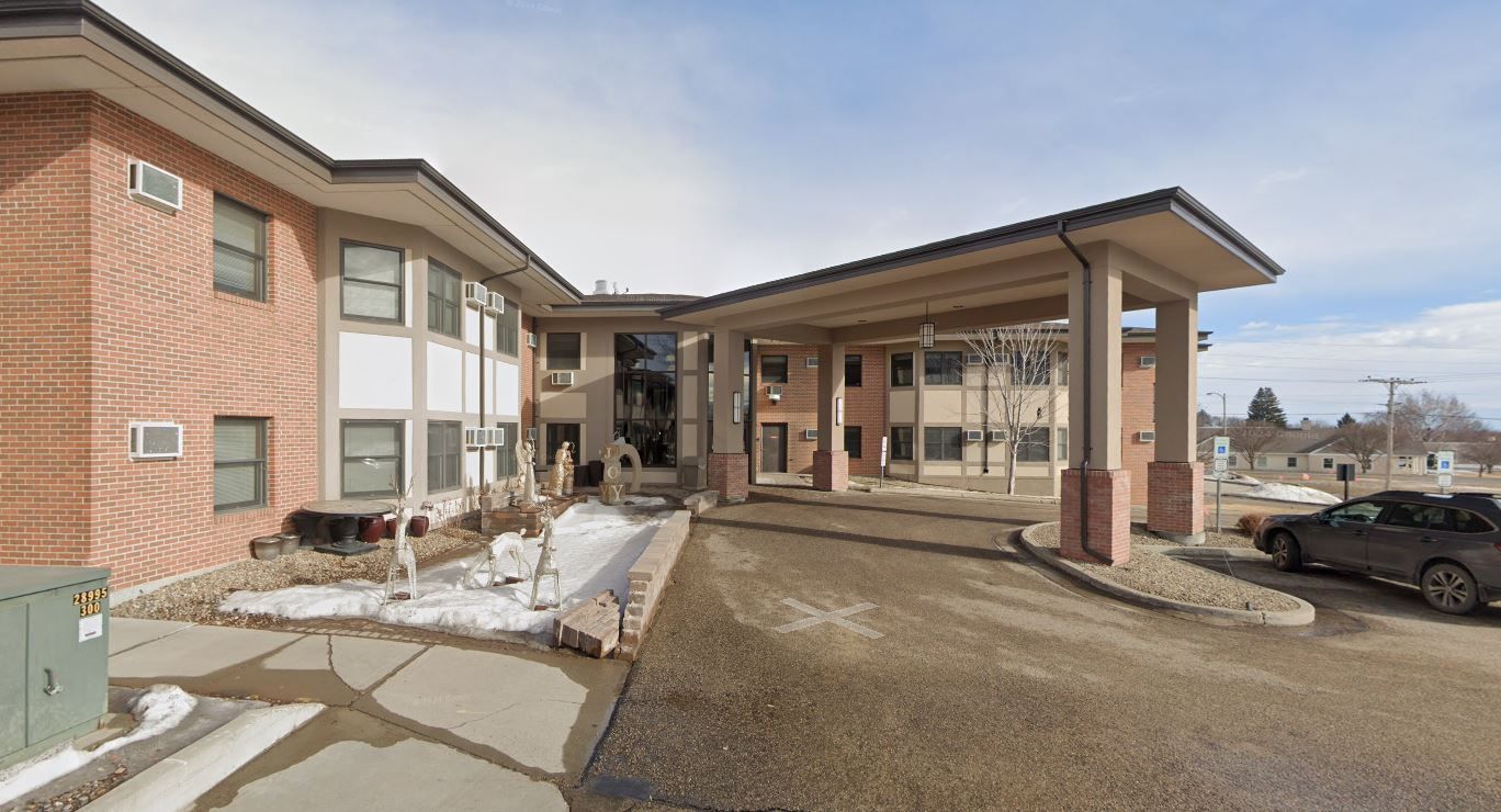 Exterior view of Valley View Heights facility entrance