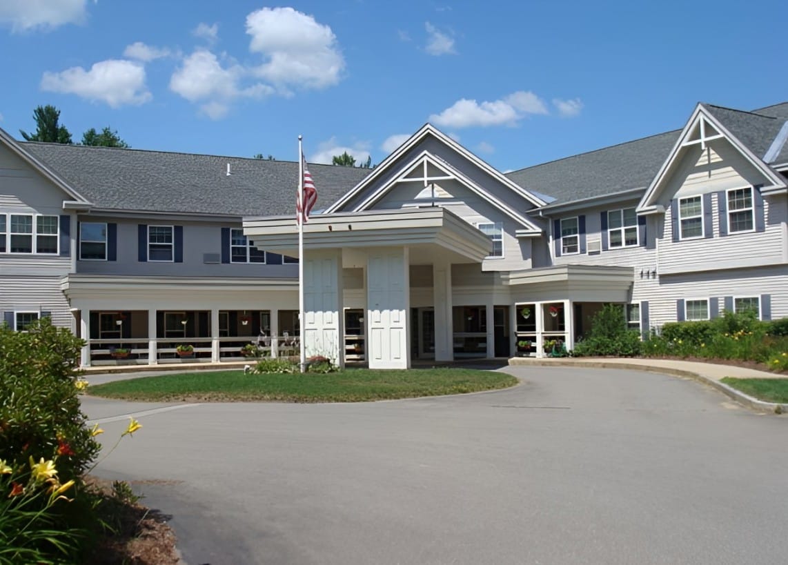 Entrance of John H Whitaker Place with landscaping