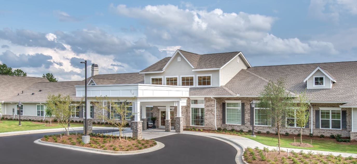 Facade of Thrive at Green Island assisted living facility