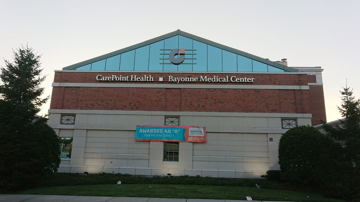 Exterior view of Bayonne Medical Center