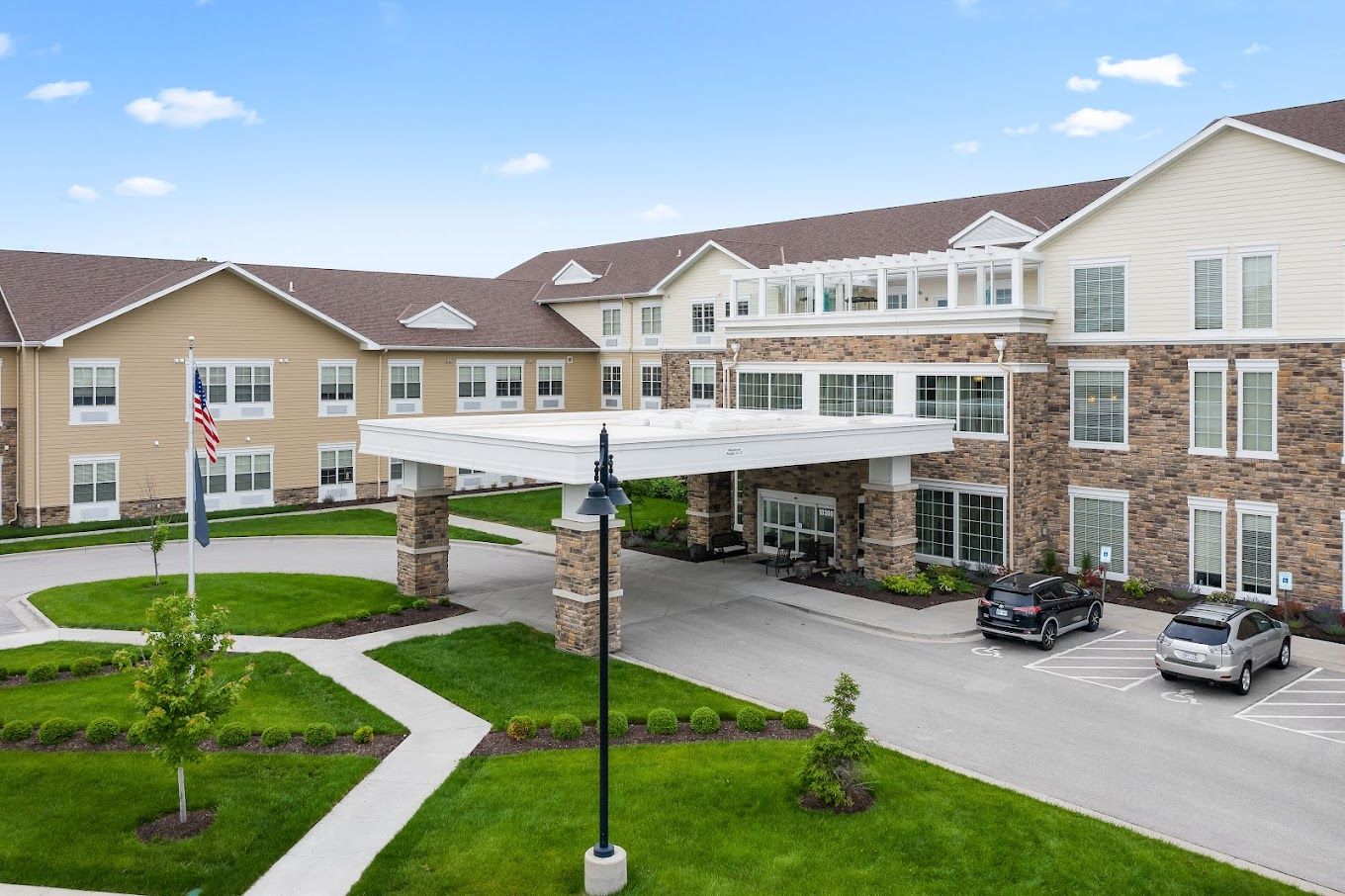 Exterior view of the Alto Overland Park facility entrance