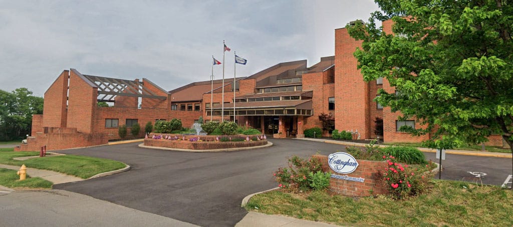 Exterior view of Cottingham Retirement Community building