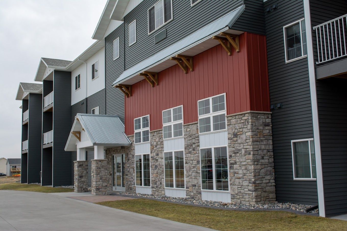 Exterior view of Farmstead Living facility