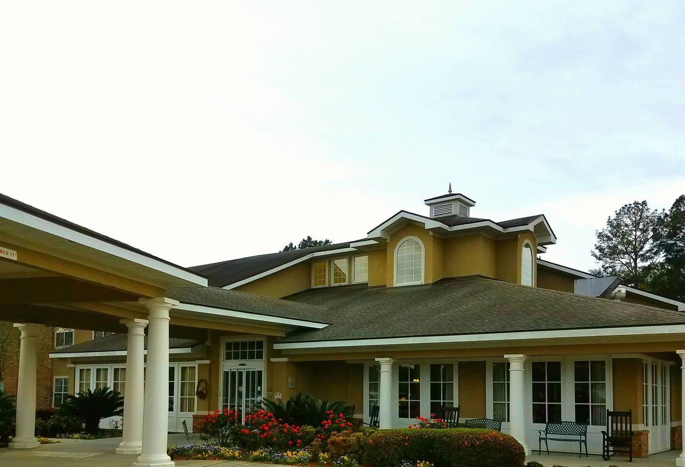 Exterior view of Garden View Assisted Living facility