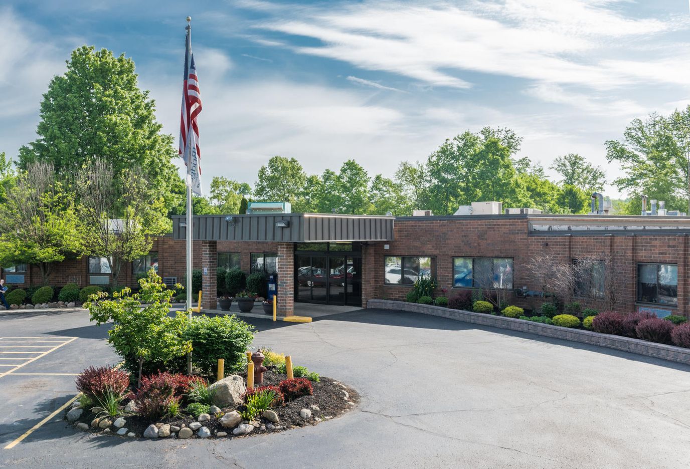Exterior view of Highland Square Nursing & Rehabilitation facility